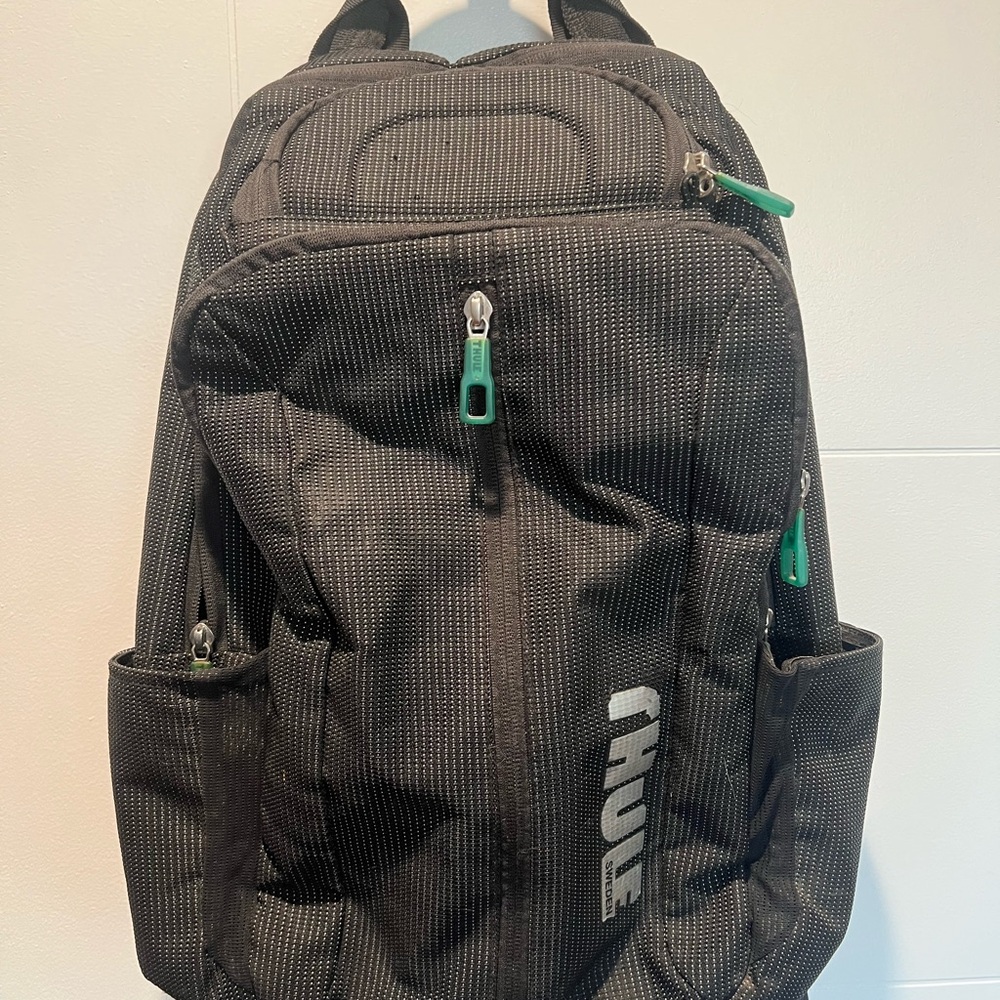 Thule Black Backpack for Men